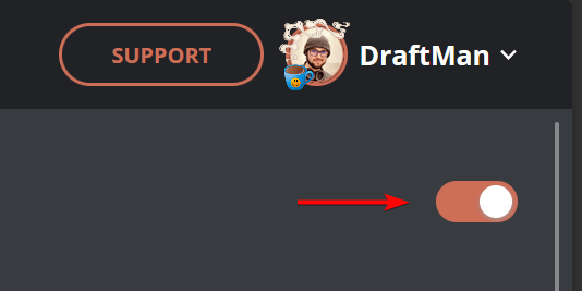 Activation du système d'économie depuis le panel