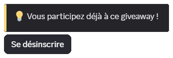 Demande de confirmation de désinscription