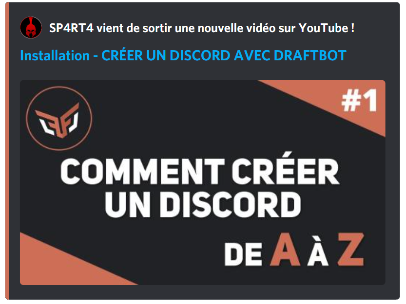 Notification sociale YouTube