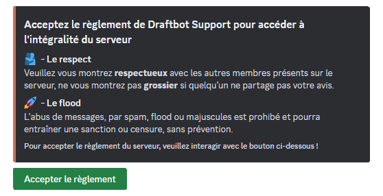 Résultat de la modification d'une règle