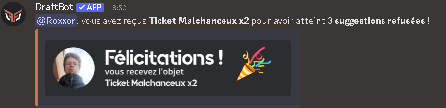 Annonce d'une récompense de suggestions