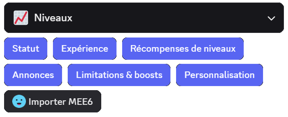 Level import button