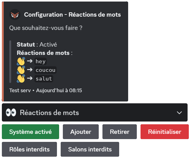 Configuration through /config