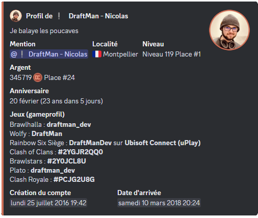 Overview of the /profile command
