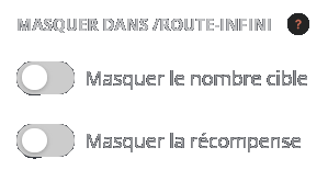 Hiding options in a reward's configuration on the panel