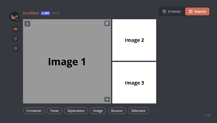 View of an image gallery