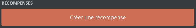 Creating a reward from the panel